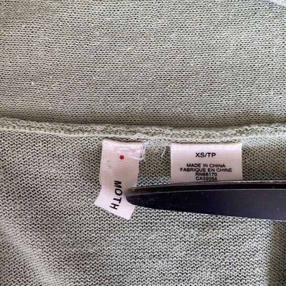 Anthropologie Moth Sage Green Sweater - Size XS - Picture 2 of 8